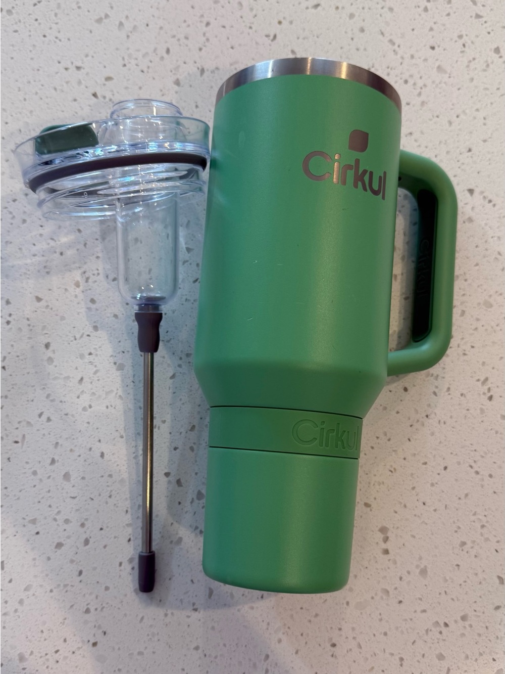 Cirkul 40oz All-Day StrawSip Double-Wall Insulated Stainless Steel Tumbler Green